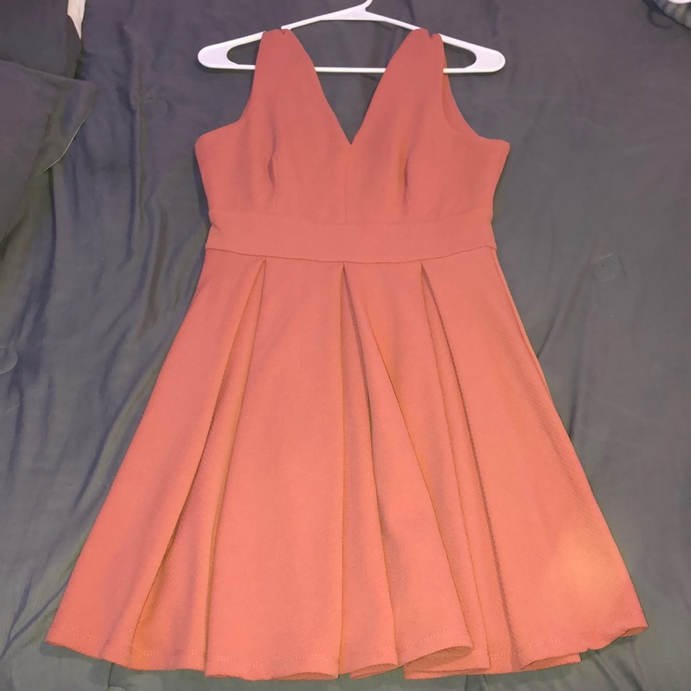 blush pink dress